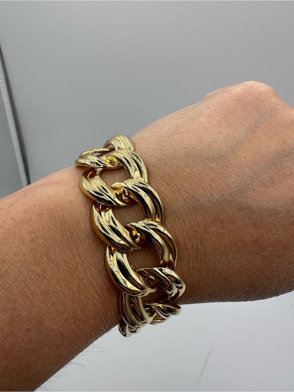Chunky Gold Link Bracelet